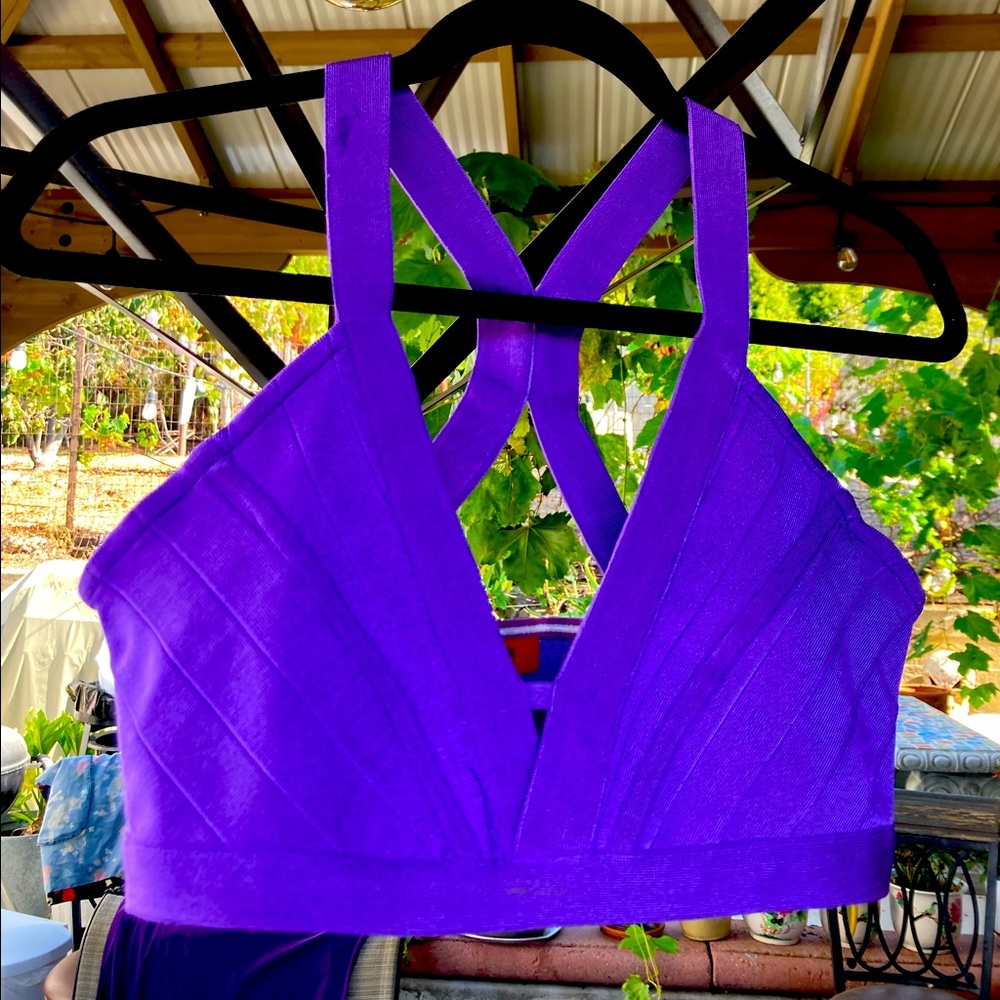 Purple Crop Top Small